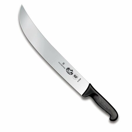 BEAUTYBLADE 2019 14 in. Victorinox Kitchen Fibrox Pro Cimeter Blade, Black BE3293682